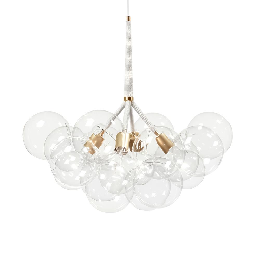 Freyza | Luniva Modern Glass Glass Chandelier – Modern Dining Room Living Room
