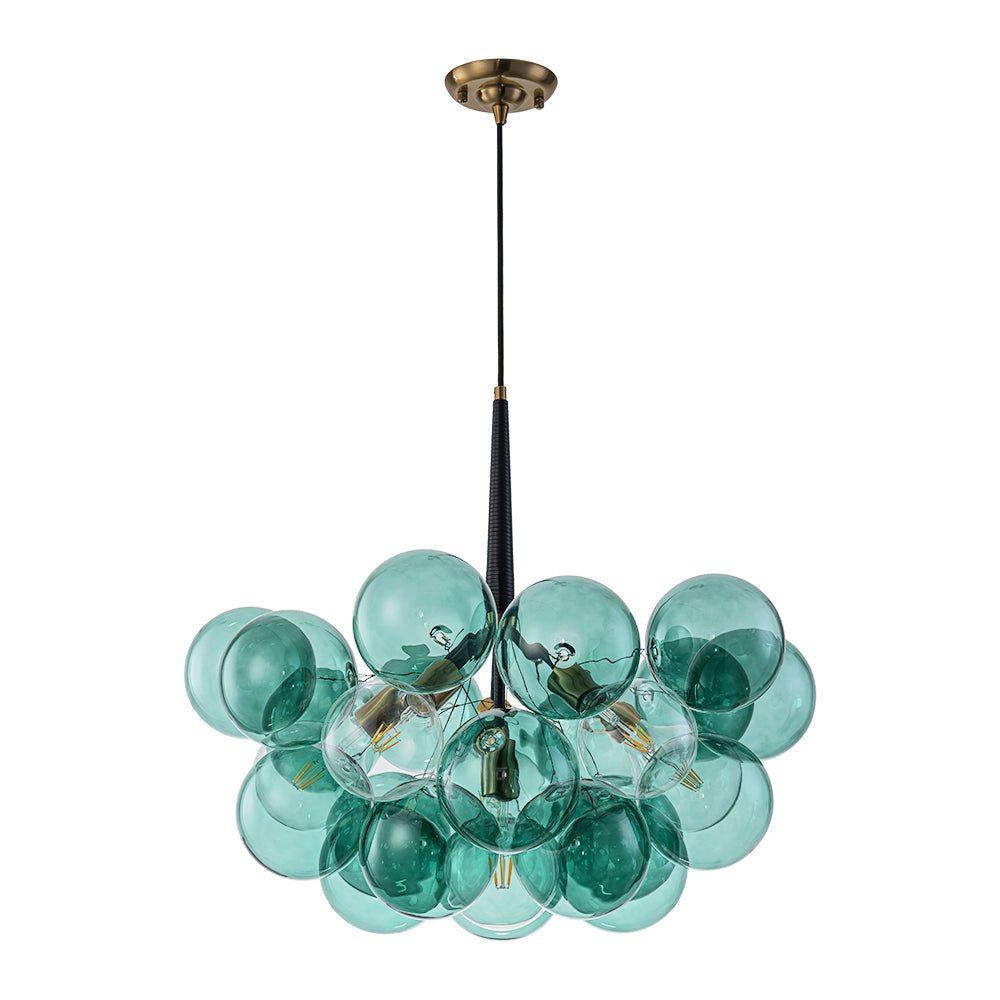 Freyza | Qvistun Modern Cluster Glass Chandelier – Modern Dining Room Living Room