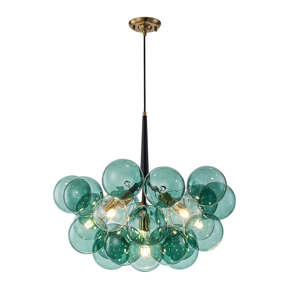 Freyza | Qvistun Modern Cluster Glass Chandelier – Modern Dining Room Living Room