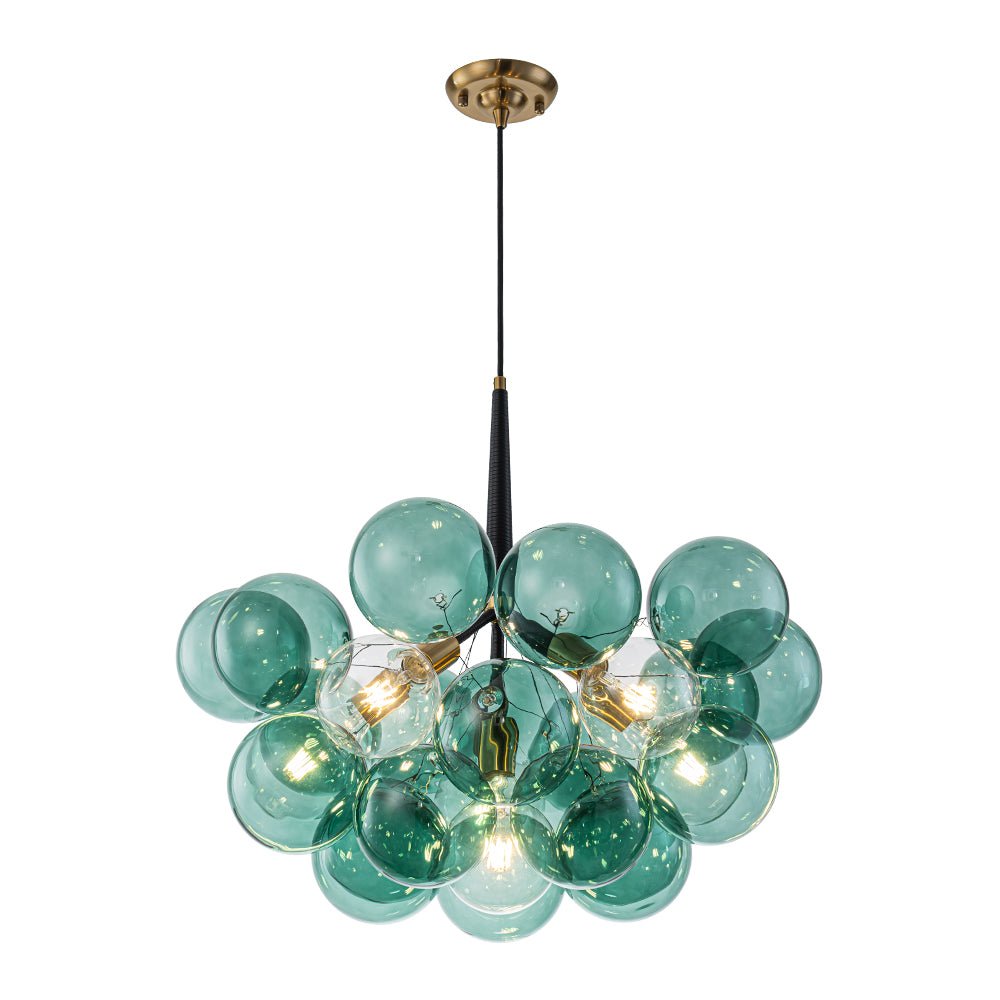Freyza | Qvistun Modern Cluster Glass Chandelier – Modern Dining Room Living Room