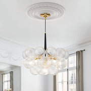 Freyza | Valion Modern Globe Glass Chandelier – Modern Dining Room Living Room