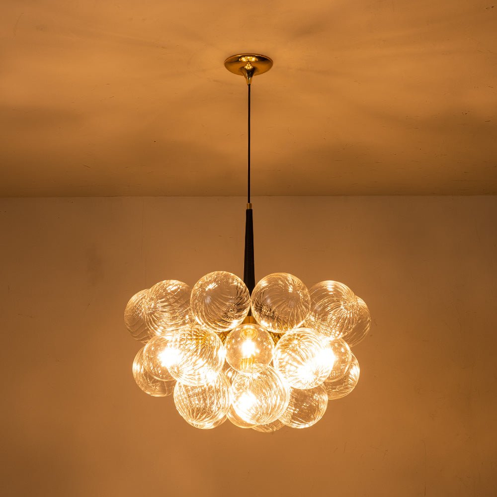 Freyza | Valion Modern Globe Glass Chandelier – Modern Dining Room Living Room