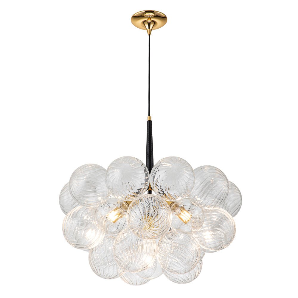 Freyza | Valion Modern Globe Glass Chandelier – Modern Dining Room Living Room