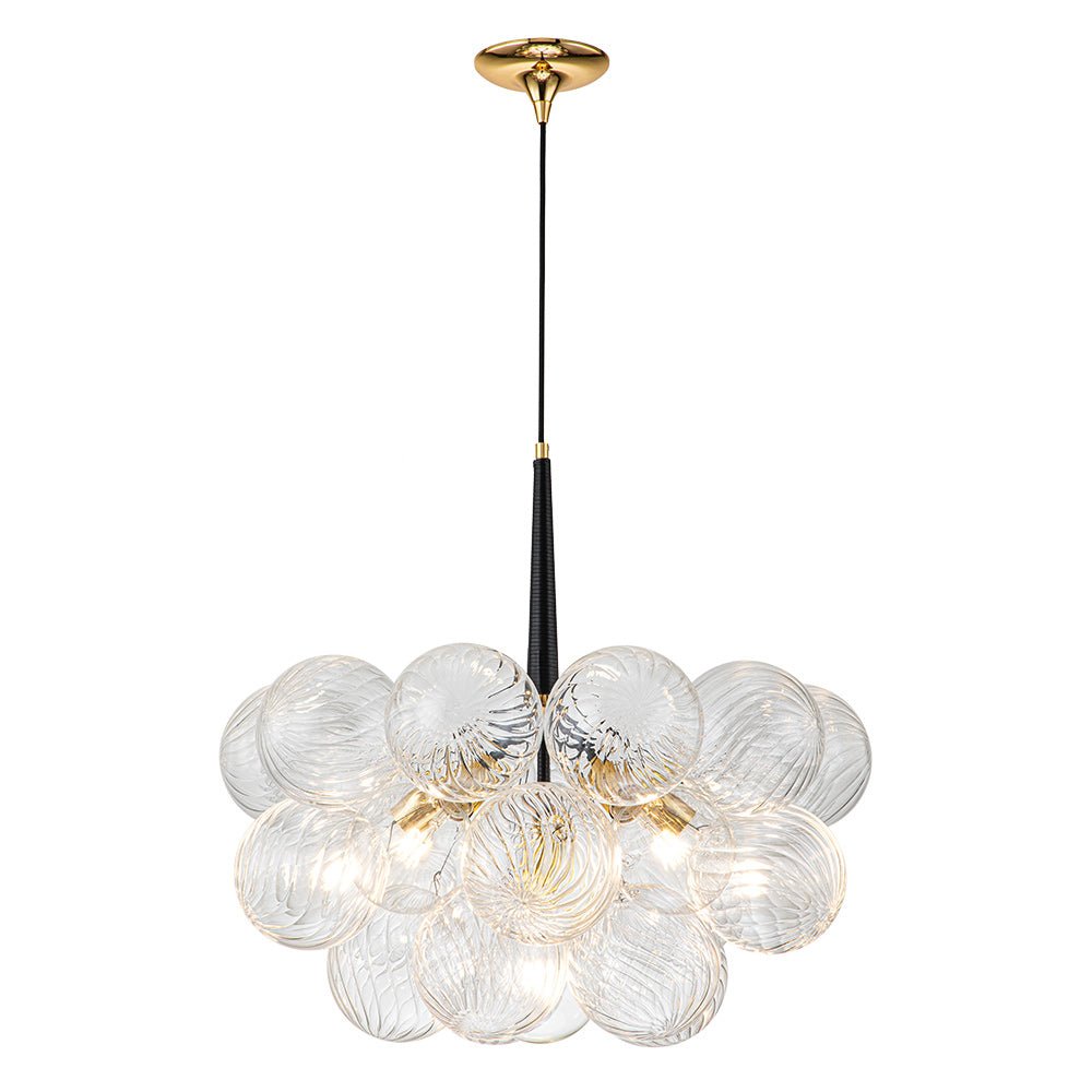 Freyza | Valion Modern Globe Glass Chandelier – Modern Dining Room Living Room