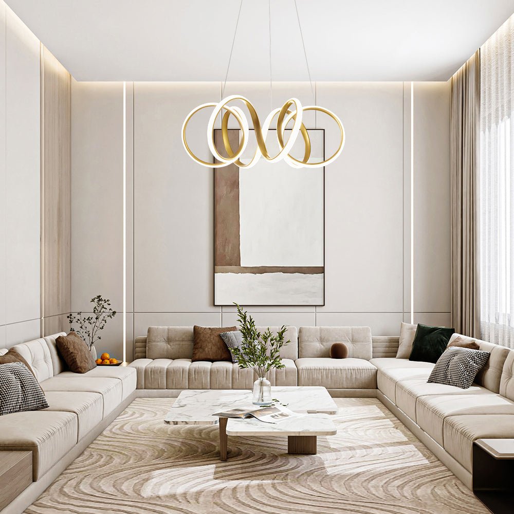 Freyza | Ulfuvya Modern LED Chandelier – Modern Dining Room Living Room