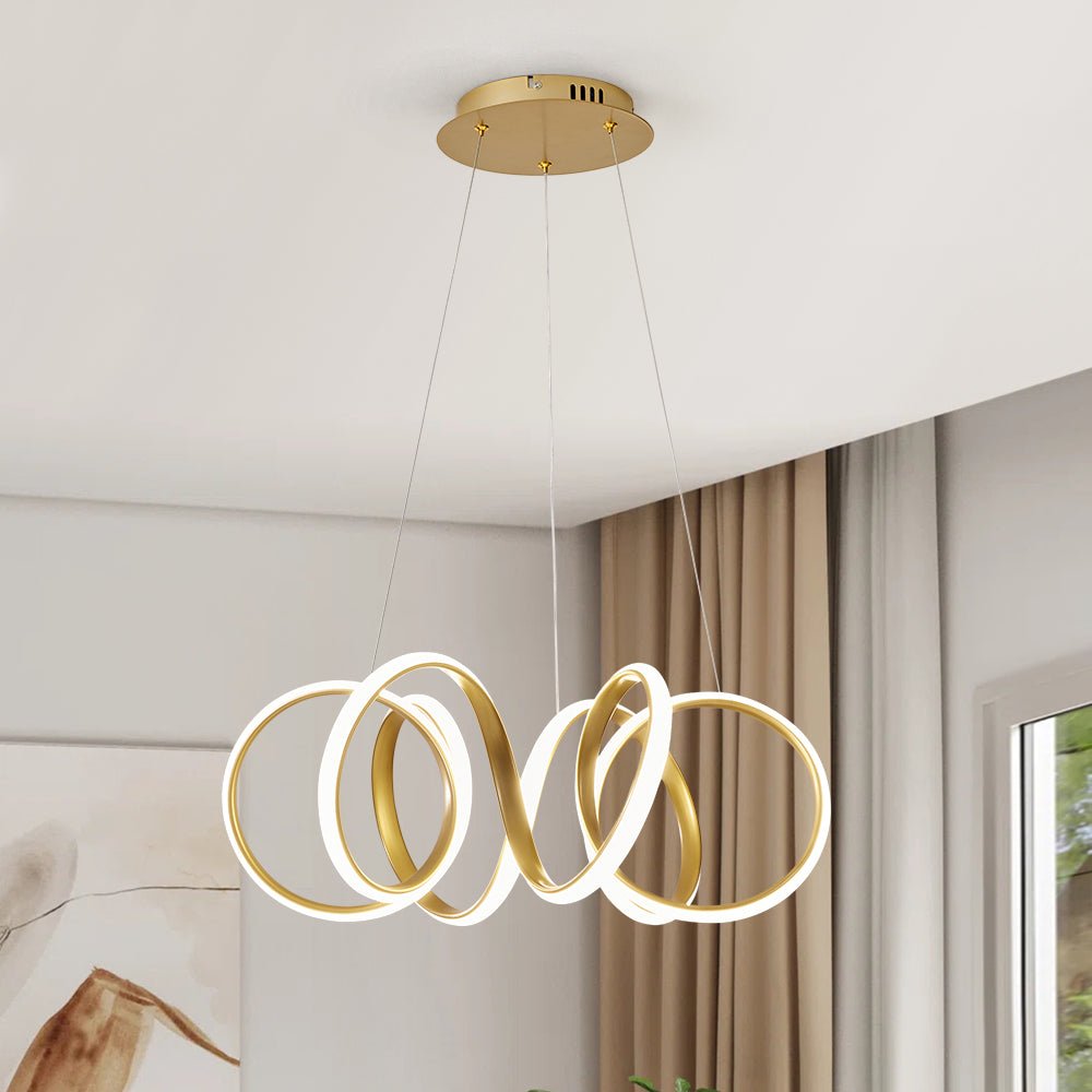 Freyza | Ulfuvya Modern LED Chandelier – Modern Dining Room Living Room