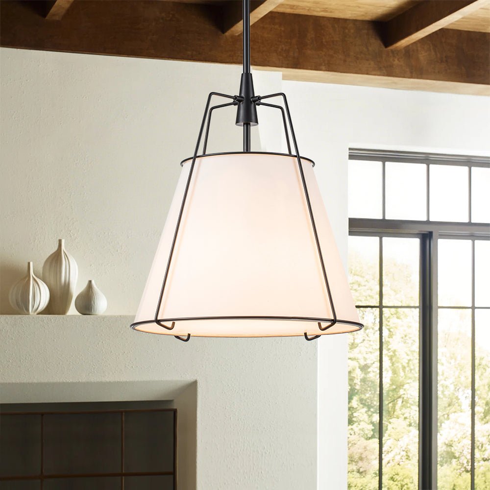 Freyza | Seriva Modern Fabric Fabric Ceiling Light – Modern Bedroom Living Room
