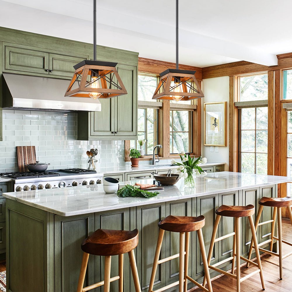 Freyza | Ildar Modern Farmhouse Pendant Light – Modern Kitchen Dining Room