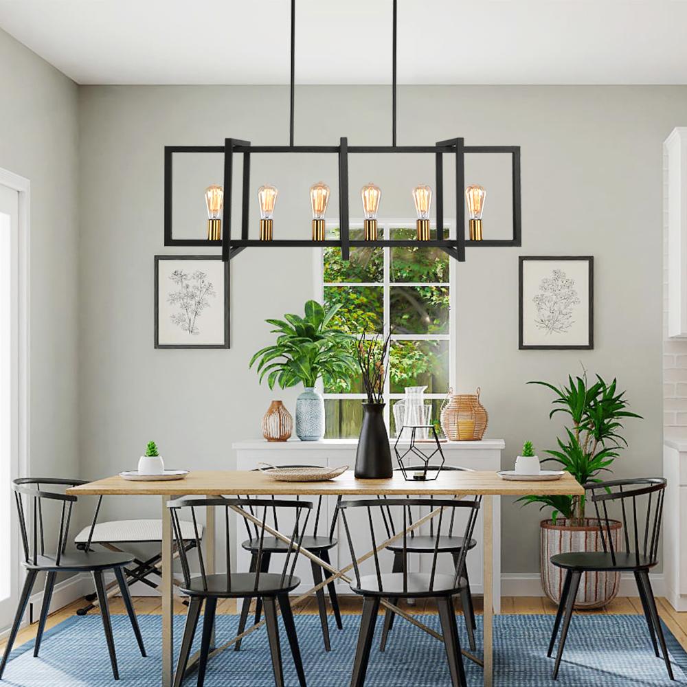 Freyza | Quell Modern Farmhouse Chandelier – Modern Dining Room Living Room