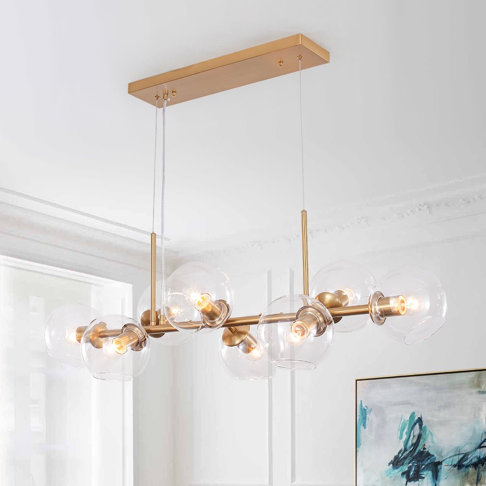 Freyza | Valera Modern Mid-Century Chandelier – Modern Dining Room Living Room