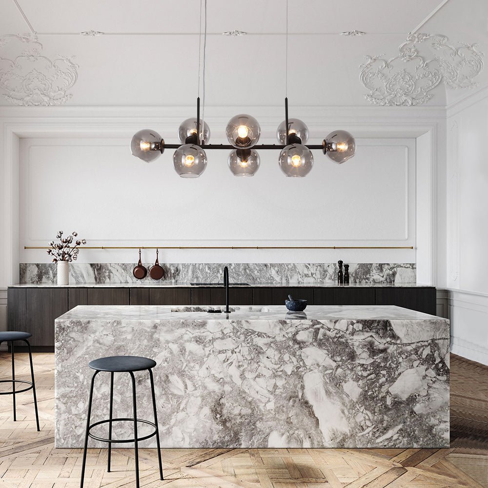 Freyza | Valera Modern Mid-Century Chandelier – Modern Dining Room Living Room
