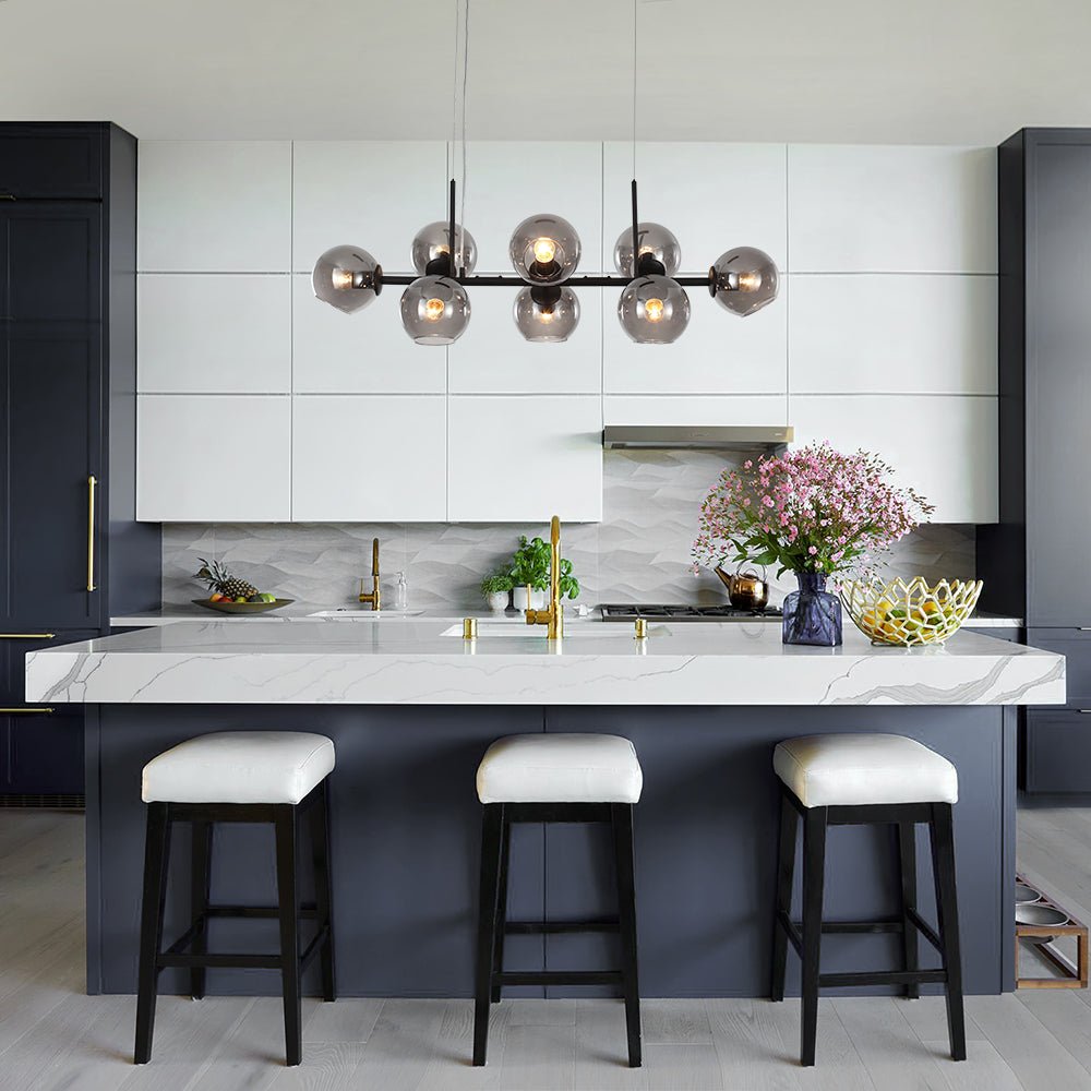 Freyza | Valera Modern Mid-Century Chandelier – Modern Dining Room Living Room