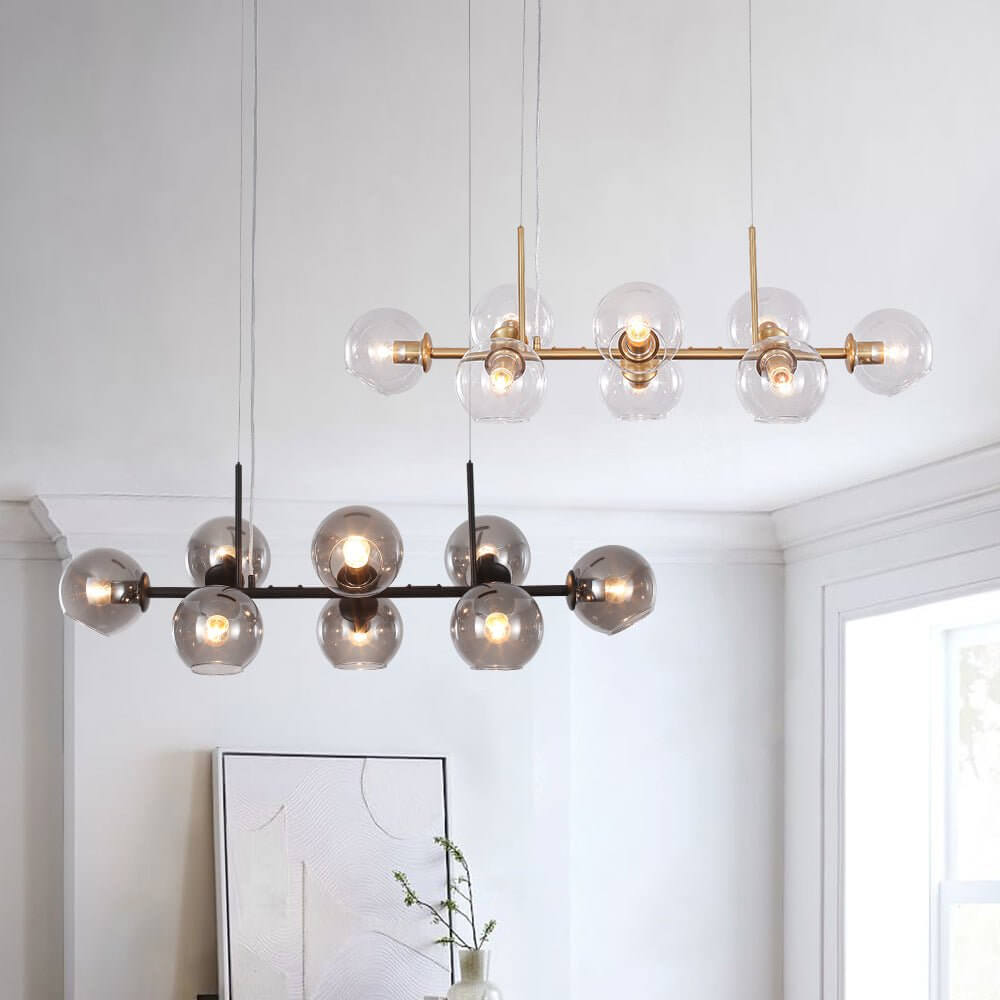 Freyza | Valera Modern Mid-Century Chandelier – Modern Dining Room Living Room