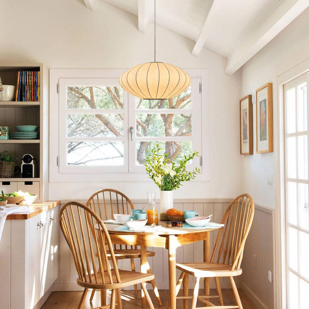 Freyza | Suspension simple moderne en tissu Mjolnir – Cuisine moderne, salle à manger