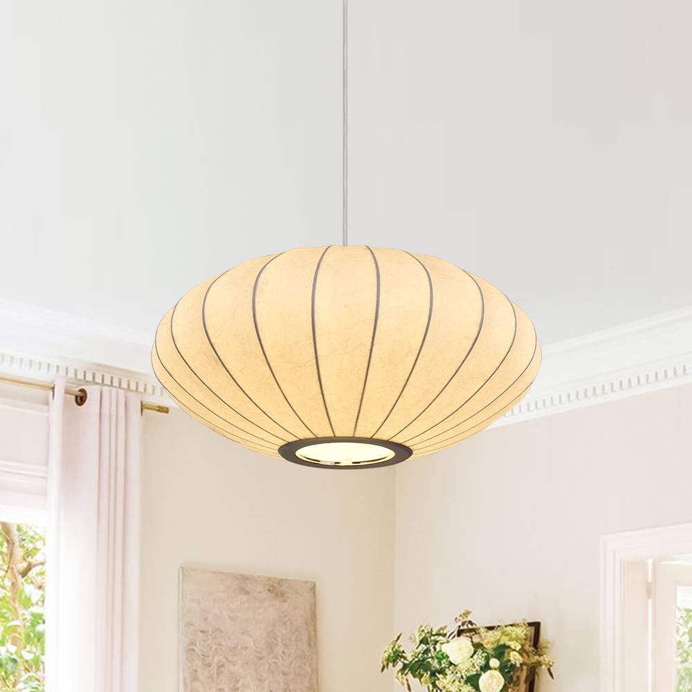 Freyza | Suspension simple moderne en tissu Mjolnir – Cuisine moderne, salle à manger