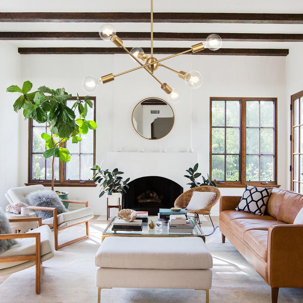 Freyza | Varde Modern Sputnik Chandelier – Modern Dining Room Living Room
