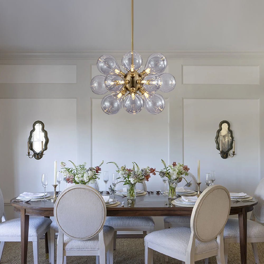 Freyza | Himinuvyr Morandi-Cluster-Glasleuchter – Esszimmer, Wohnzimmer
