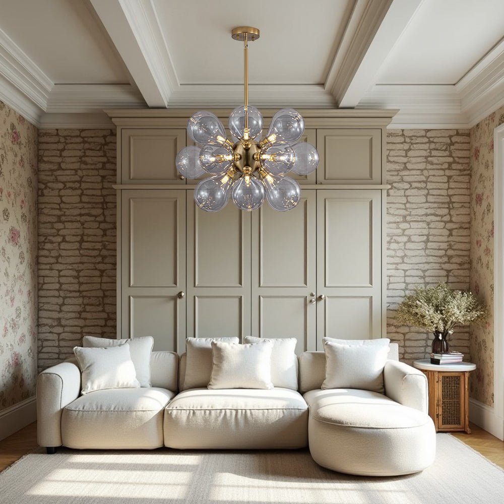 Freyza | Himinuvyr Morandi-Cluster-Glasleuchter – Esszimmer, Wohnzimmer