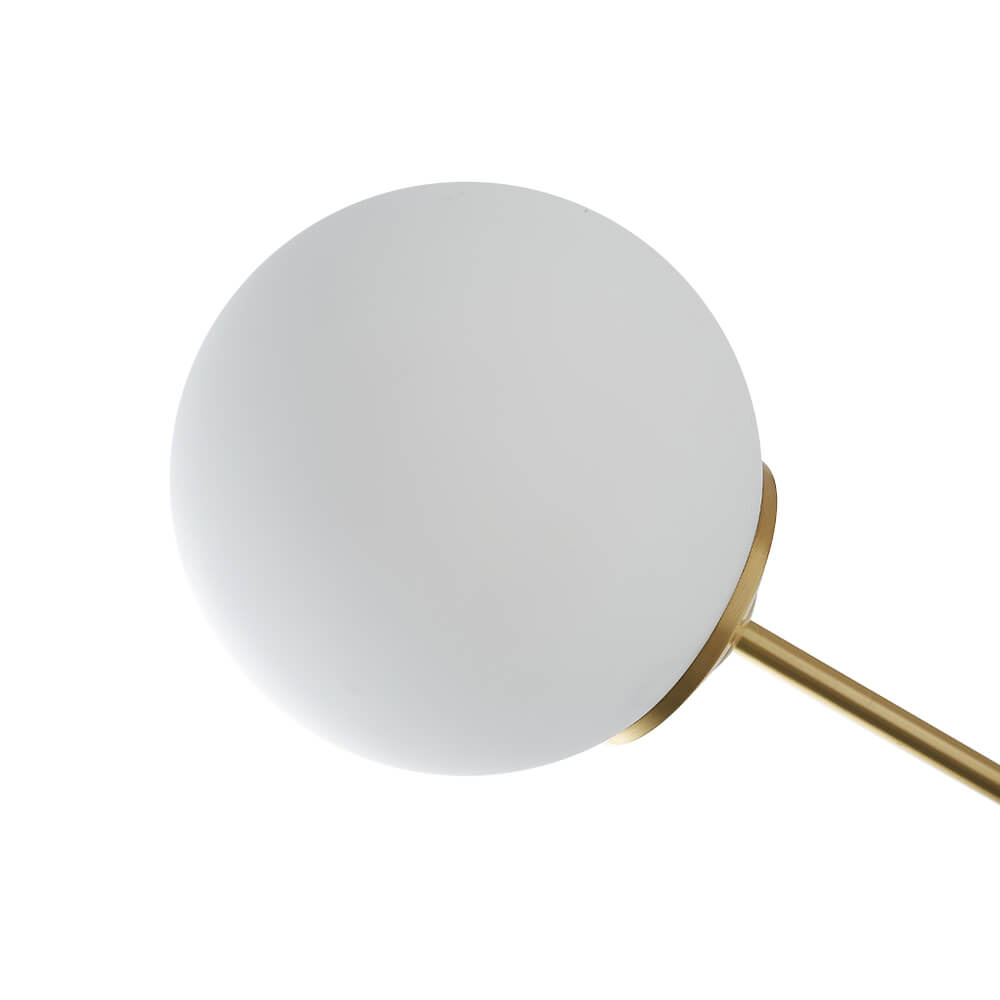 Freyza | Glazia Minimalist Opal Glass Opal Chandelier – Minimalist Dining Room Living Room