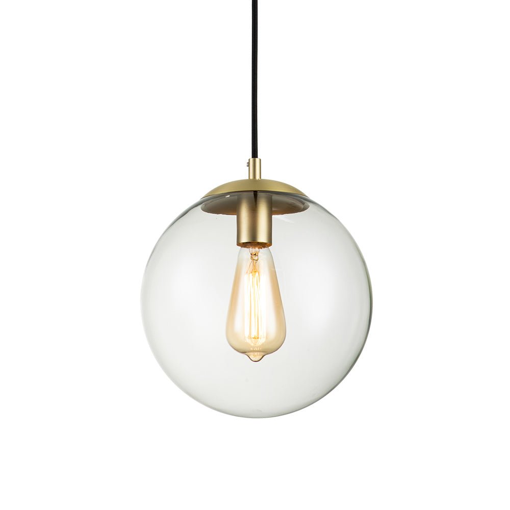 Freyza | Xenuvox Simple Globe Glass Pendant Light – Kitchen Dining Room