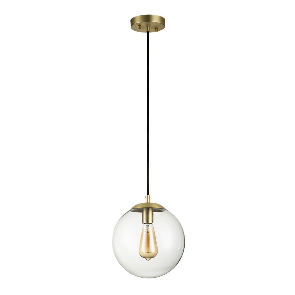 Freyza | Xenuvox Simple Globe Glass Pendant Light – Kitchen Dining Room