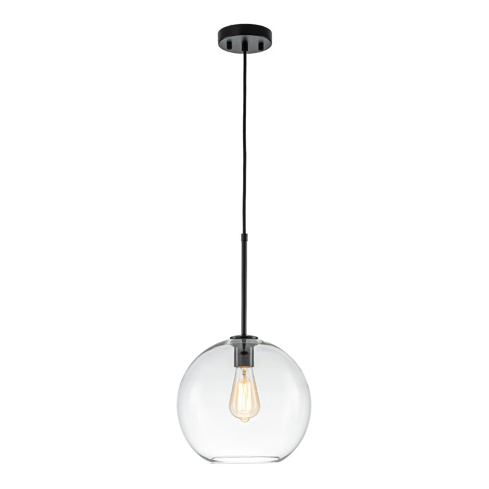 Freyza | Gloriana Simple Mid-Century Glass Pendant Light – Mid-Century Kitchen Dining Room