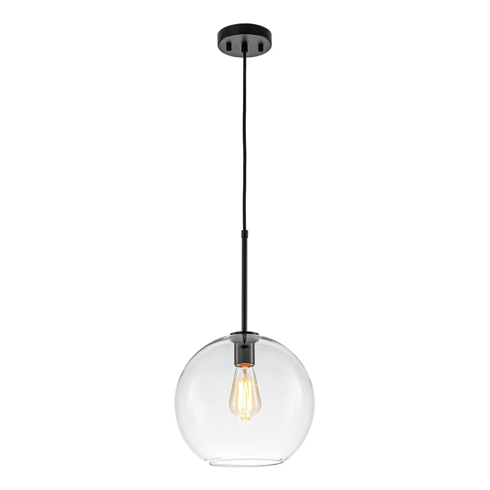 Freyza | Gloriana Simple Mid-Century Glass Pendant Light – Mid-Century Kitchen Dining Room