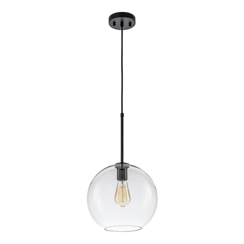 Freyza | Gloriana Simple Mid-Century Glass Pendant Light – Mid-Century Kitchen Dining Room