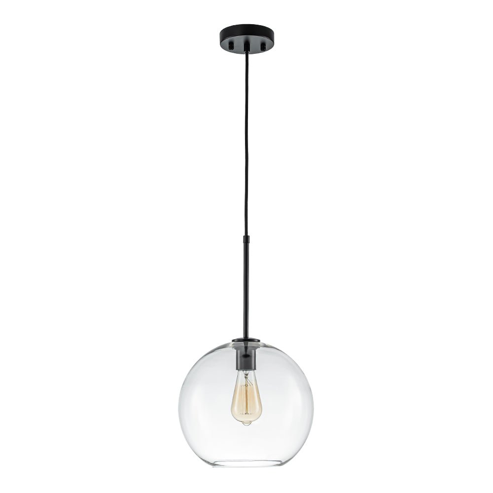 Freyza | Gloriana Simple Mid-Century Glass Pendant Light – Mid-Century Kitchen Dining Room