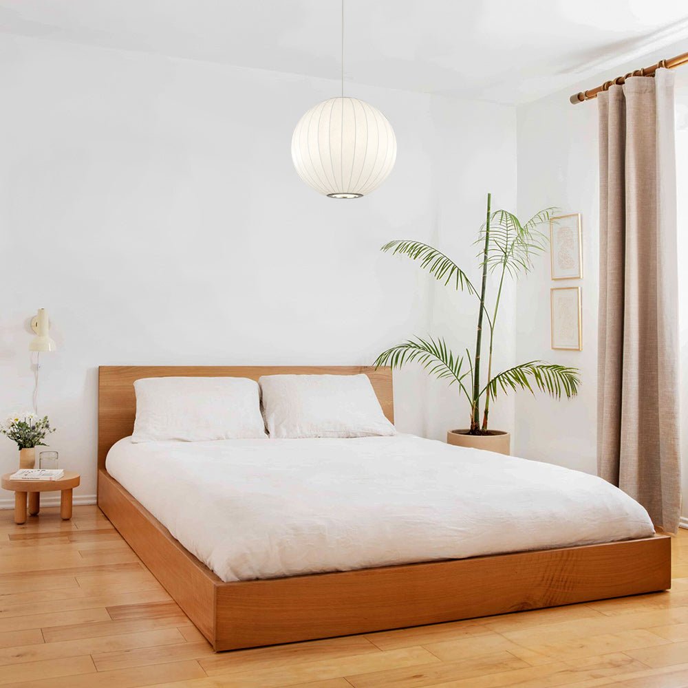 Freyza | Suspension simple moderne en tissu Mjolnir – Cuisine moderne, salle à manger