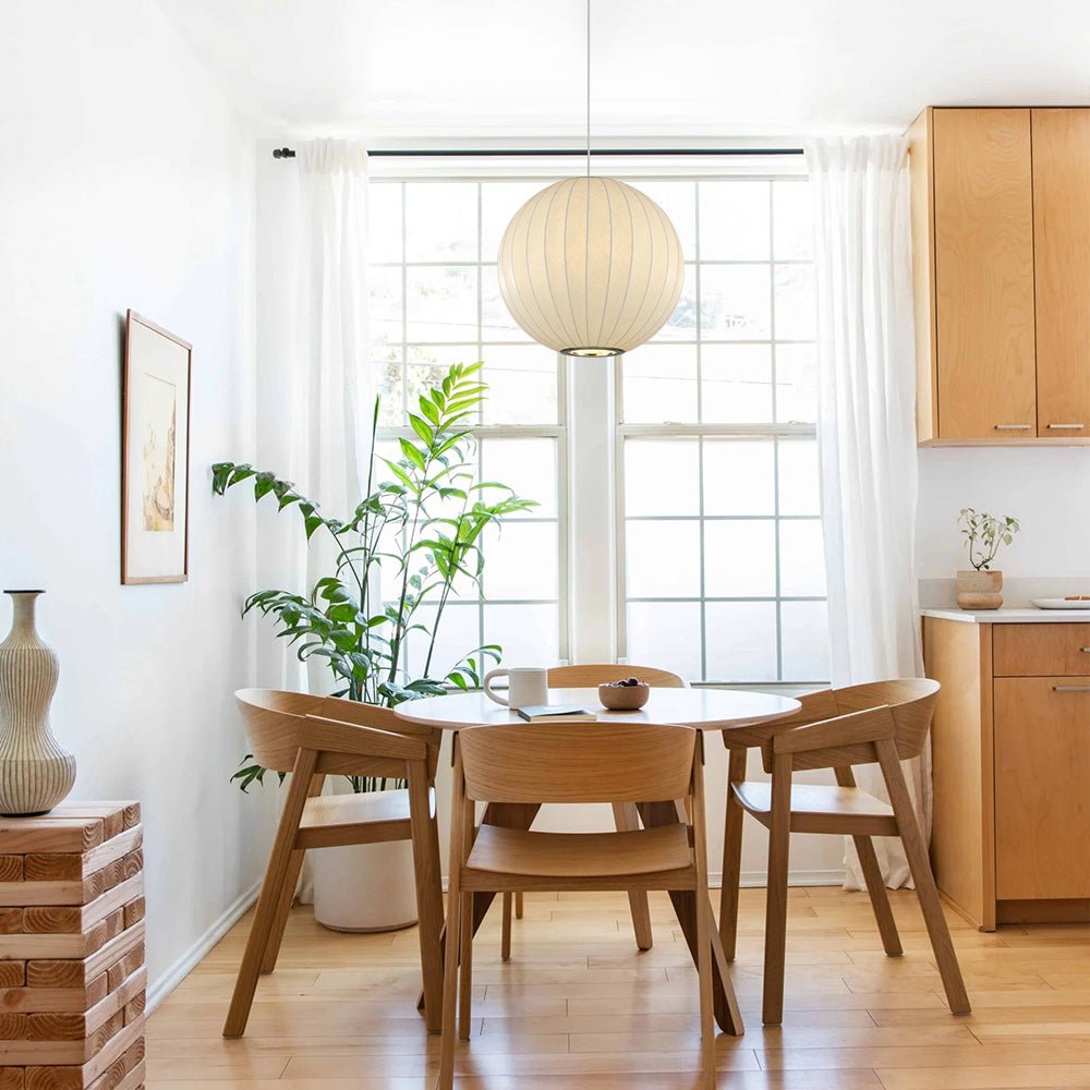Freyza | Suspension simple moderne en tissu Mjolnir – Cuisine moderne, salle à manger