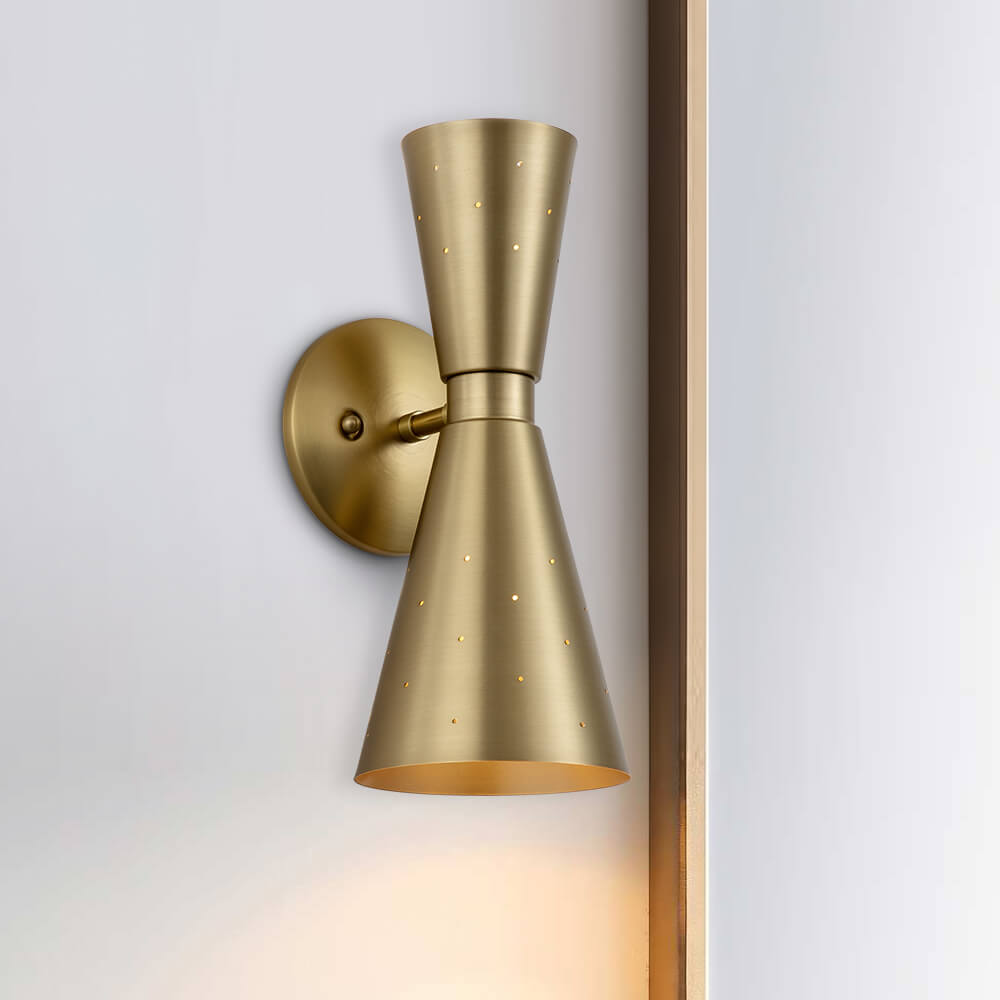 Freyza | Lunero Sanduhr-Wandleuchte aus Glas – Wohnzimmer, Flur