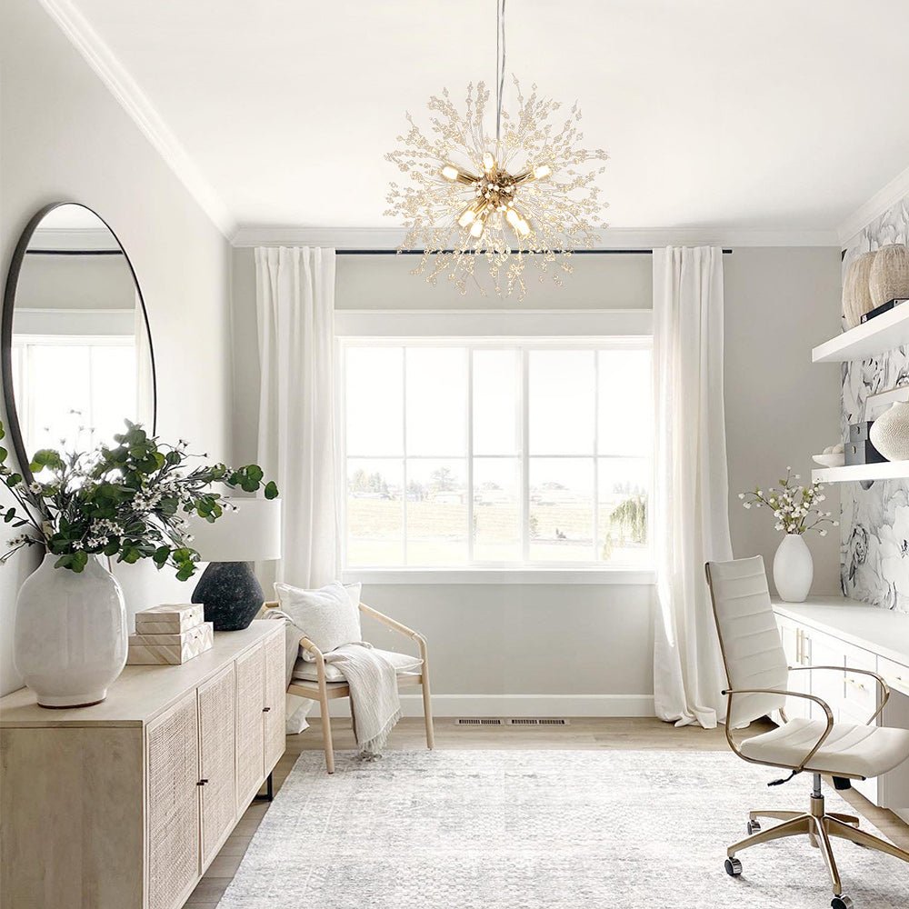 Freyza | Alvsang Dandelion Crystal Crystal Chandelier – Dining Room Living Room