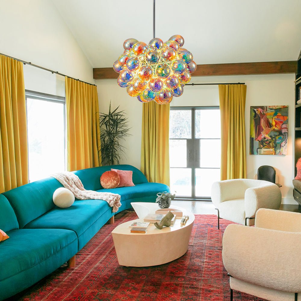 Freyza | Aevuvya Stylish Bauhaus Glass Chandelier – Dining Room Living Room