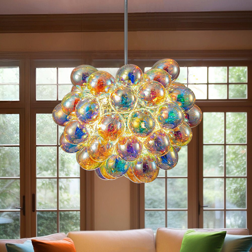 Freyza | Aevuvya Stylish Bauhaus Glass Chandelier – Dining Room Living Room