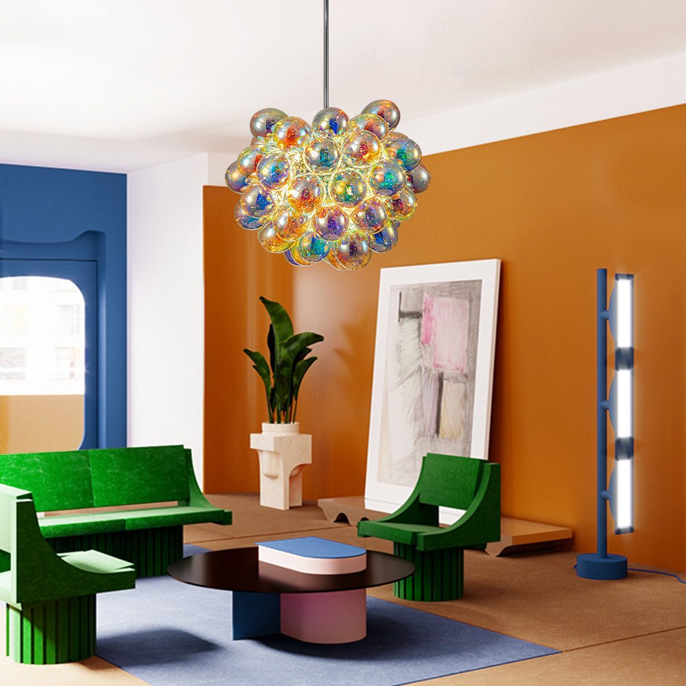 Freyza | Aevuvya Stylish Bauhaus Glass Chandelier – Dining Room Living Room