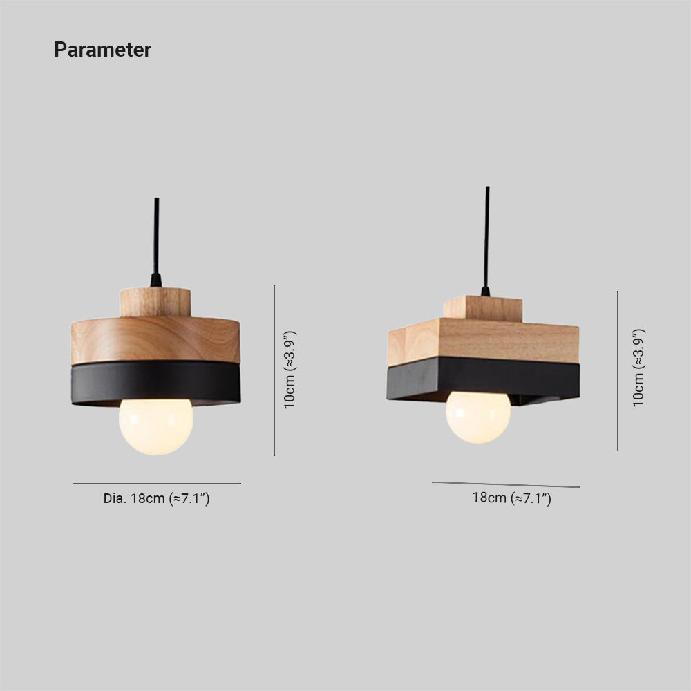 Freyza | Suspension noire et blanche – Cuisine et salle à manger minimalistes