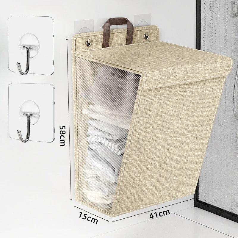 Wallora Foldable Wall-Mounted Laundry Basket