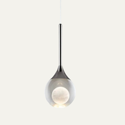 Freyza - Moon Clear Glass Ball Pendant Light