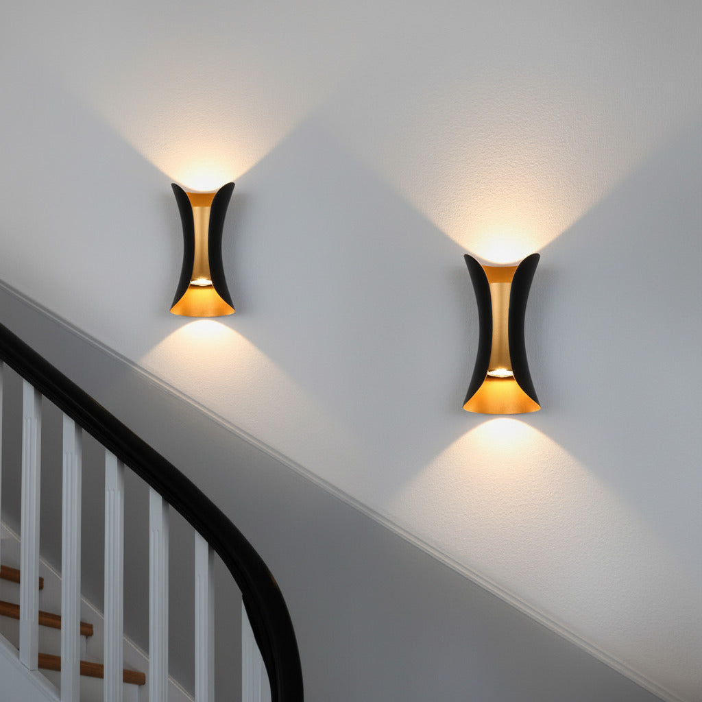Freyza- Modern Linear LED Wall Sconce - Minimalist Flush Mount with Remote