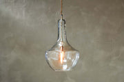 Freyza - Nkuku Agatarla Recycled Clear Glass Pendant Large