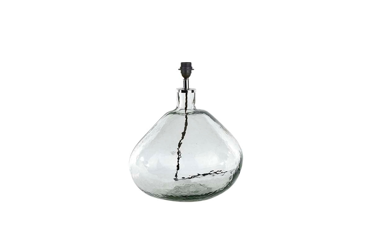 BabaGlass | Elegant Recycled Clear Glass Table Lamp for Living Room 2