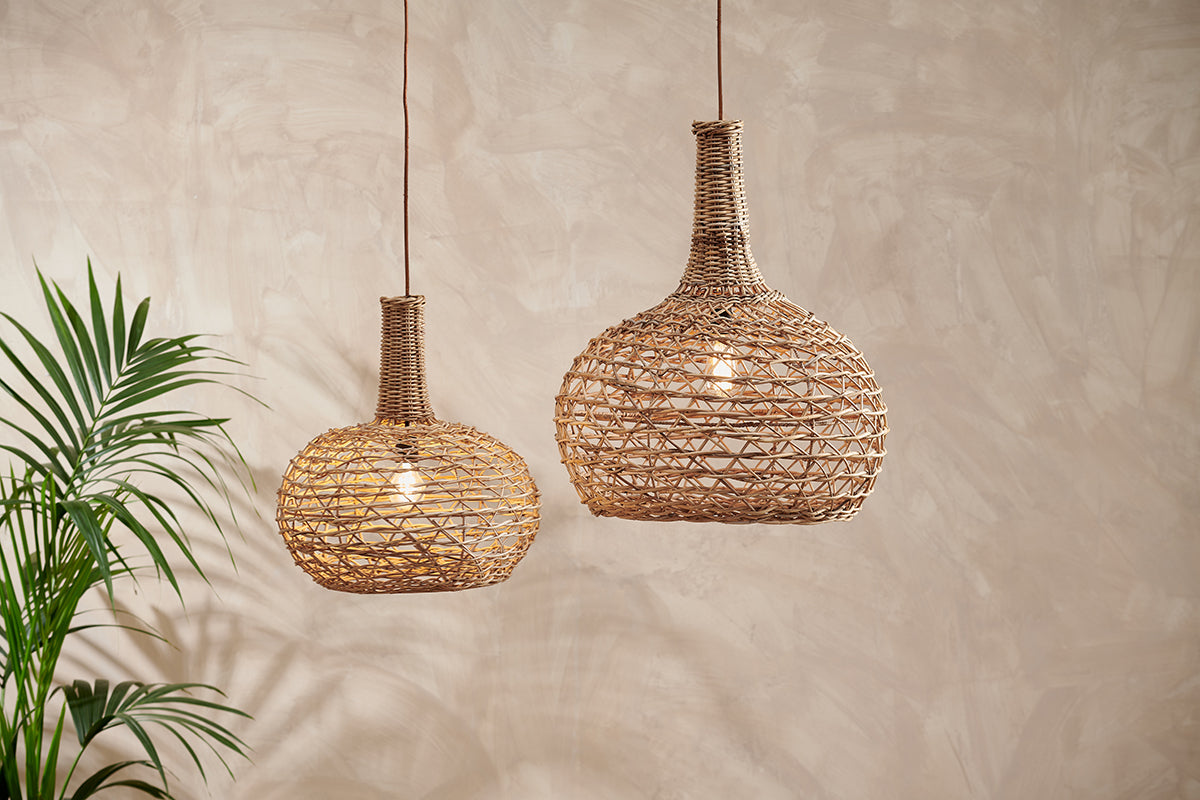 Freyza - Nkuku Beru Natural Rattan Lampshade Large