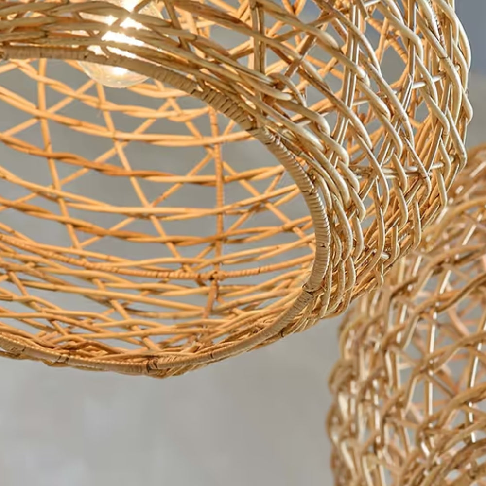 Freyza - Nkuku Beru Natural Rattan Lampshade Large