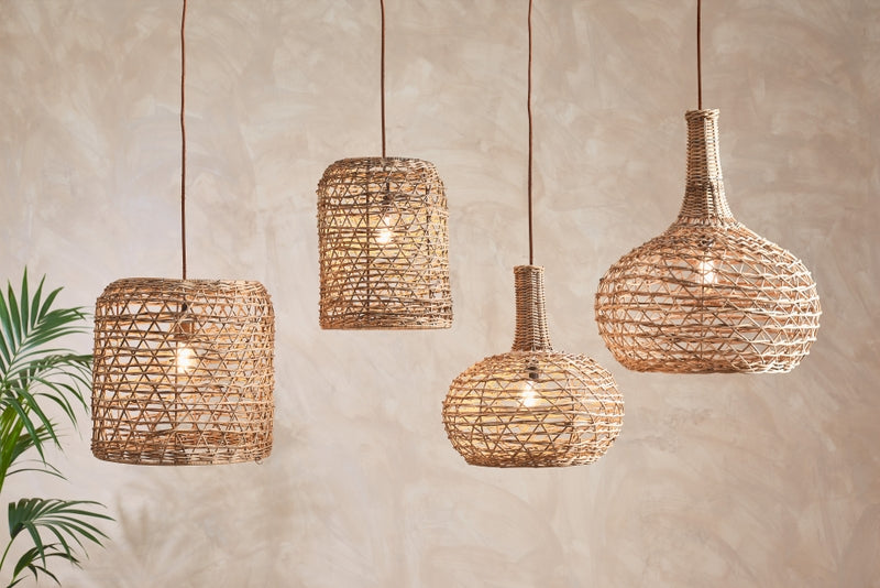 Freyza - Nkuku Beru Natural Rattan Lampshade Large