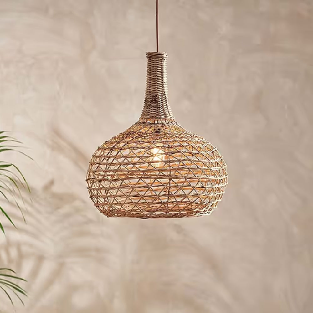 Freyza - Nkuku Beru Natural Rattan Lampshade Large