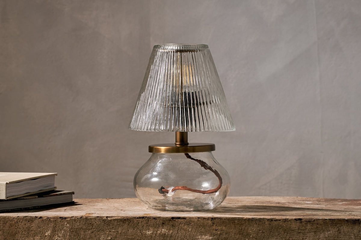 DimalaiGlass | Elegant Eco-Friendly Recycled Glass Table Lamp 4