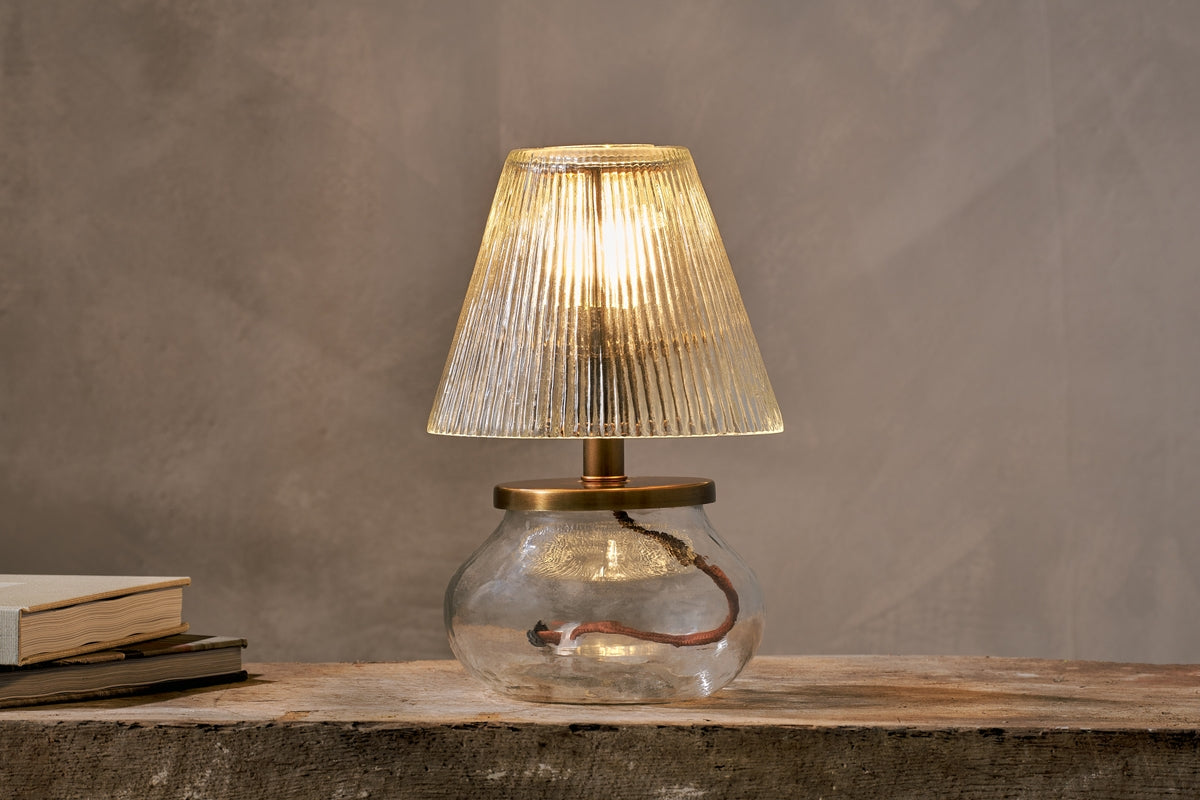 DimalaiGlass | Elegant Eco-Friendly Recycled Glass Table Lamp 1