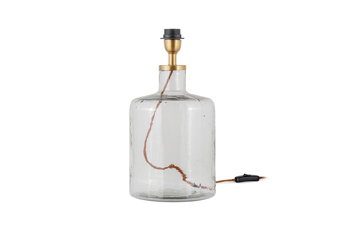Glasstique | Elegant Eco-Friendly Clear Glass Table Lamp for Bedroom 2