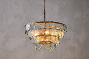 Freyza - Nkuku Kagitha Recycled Glass Statement Chandelier